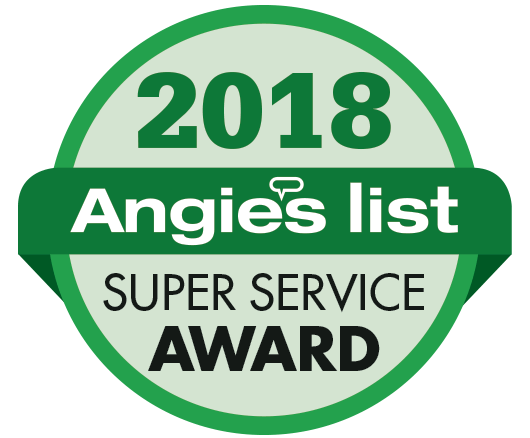2018 Angie's List Super Service Award badge