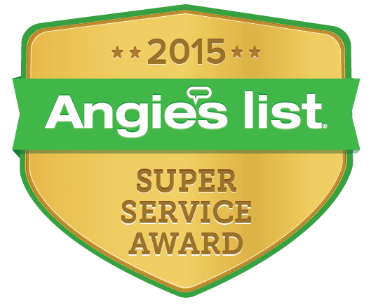 Angie's List 2015 Super Service Award badge